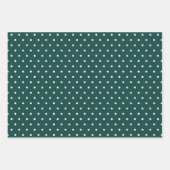 Holiday Greenery Dark Green en Red Kerstmis Inpakpapier Vel (Voorkant 3)