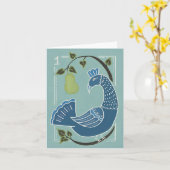 Holiday greeting card, Christmas, 12 days Kaart (Gele Bloem)