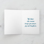 Holiday greeting card feat. Pete the Pekingese Feestdagen Kaart (Binnen)