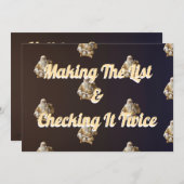  Holiday greeting for happy  Feestdagenkaart (Voorkant / Achterkant)