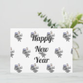 Holiday greeting with your friend  feestdagenkaart (Staand voorkant)