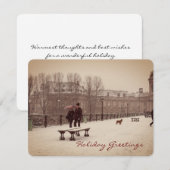 Holiday Greetings Card Feestdagenkaart (Voorkant / Achterkant)