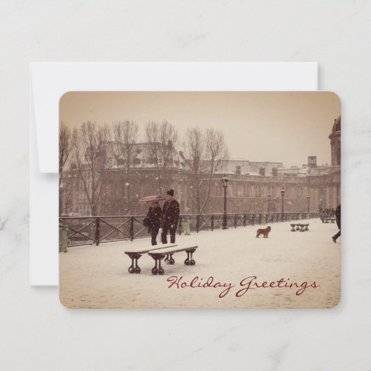 Holiday Greetings Card Feestdagenkaart (Voorkant)