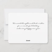 Holiday Greetings Card Feestdagenkaart (Achterkant)