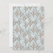 Holiday Greetings Trees Forest Feestdagenkaart (Voorkant)