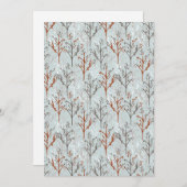 Holiday Greetings Trees Forest Feestdagenkaart (Voorkant / Achterkant)