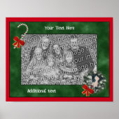 Holiday Greyhound Creëer Uw eigen foto Poster (Voorkant)