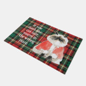 Holiday Grumpy Cat Doormat Deurmat (Schuin)