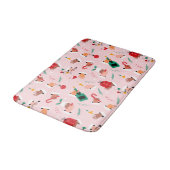 Holiday Hands Feestelijke Viering Patroon Badmat (Gekanteld)