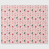 Holiday Hands Feestelijke Viering Patroon Cadeaupapier (Vlak)