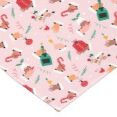 Holiday Hands Feestelijke Viering Patroon Korte Tafelloper (Hoek)