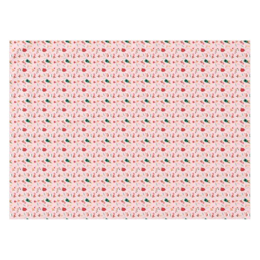 Holiday Hands Feestelijke Viering Patroon Tafelkleed (Voorkant (Horizontaal))