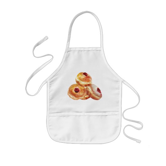 Holiday Hanukkah Apron Kinder Schort (Voorkant)