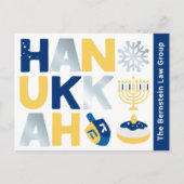 Holiday Hanukkah Briefkaart (Voorkant)