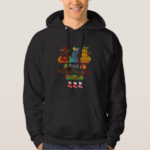 Holiday Happy Hallowthanksmas Kersthalloween Hoodie