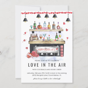 Holiday Happy Uour   Valentijn Cocktail Party Kaart