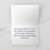 🎄 Holiday Harmony – Wenskaart voor Kerst Aankondiging (Binnen)