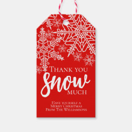 Holiday Hartelijk dank Cadeaulabel