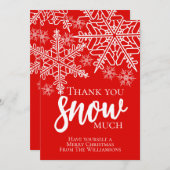 Holiday Hartelijk dank Feestdagenkaart (Voorkant / Achterkant)