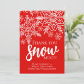 Holiday Hartelijk dank Feestdagenkaart (Staand voorkant)