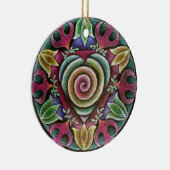 Holiday Heart Mandala Ornament (Rechts)
