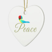 Holiday Heart  Prayer of Peace Keramisch Ornament (Links)