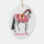 Holiday Hearts Parade Horse Ornament (Rechts)