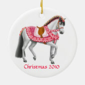 Holiday Hearts Parade Horse Ornament (Achterkant)