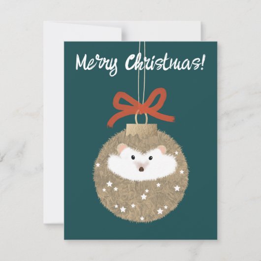 Holiday Hedgel Feestdagenkaart (Voorkant)