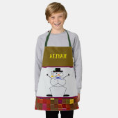 "Holiday Helper" (Personalize Me) Apron Schort (Gedragen)
