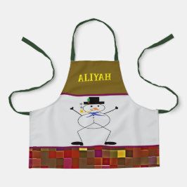 "Holiday Helper" (Personalize Me) Apron Schort