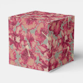 Holiday Hibiscus, Hawaiian Style Kerstmis Bedankdoosjes (Achterkant)