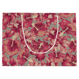 Holiday Hibiscus, Hawaiian Style Kerstmis Groot Cadeauzakje