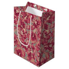 Holiday Hibiscus, Hawaiian Style Kerstmis Medium Cadeauzakje