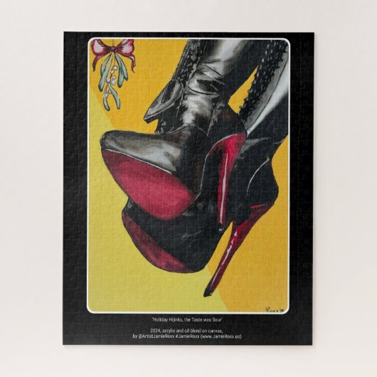 'Holiday Hijinks, the Taste Was Sour' Schilderen o Legpuzzel (Verticaal)