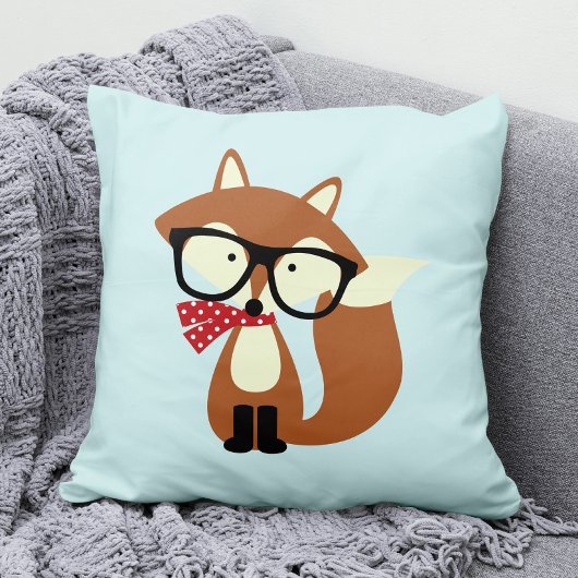 Holiday Hipster Brown Fox Kussen