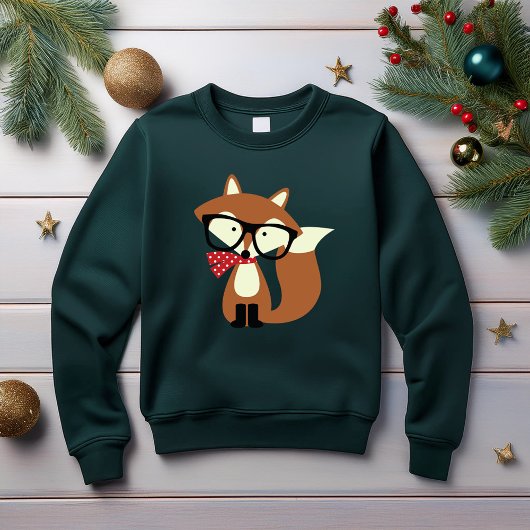 Holiday Hipster Brown Fox Trui
