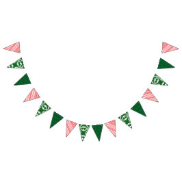 Holiday Hodgepodge Driehoek Bunting Banner