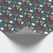 Holiday HOGWARTS™ House Bauble Pattern Cadeaupapier (Hoek)