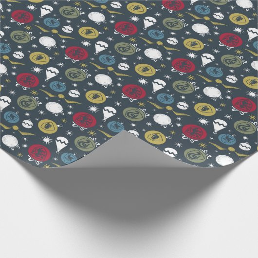 Holiday HOGWARTS™ House Bauble Pattern Cadeaupapier (Hoek)