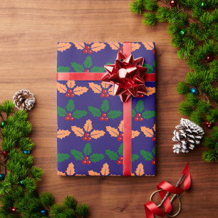 Holiday Holly Berry Wrap: Feestelijke Kerst Cadeaupapier