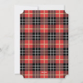 Holiday Holly Foto Lijst Persoonlijk Feestdagenkaart (Achterkant)