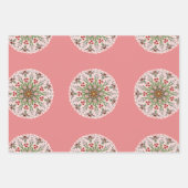 Holiday holly inpakpapier vel (Voorkant)