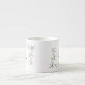 Holiday Holly Personalized Mug Espresso Kop (Voorkant)