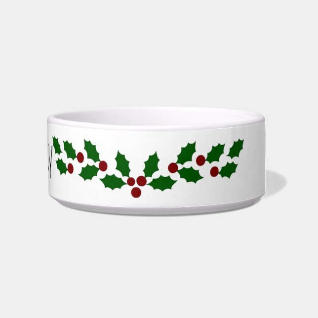 Holiday Holly  Pet Bowl Voerbakje (Rechts)