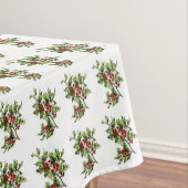 Holiday Holly Retro Style Tablecloth Tafelkleed (Voorbeeld)