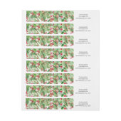 Holiday Holly Return Address Label (Vel)