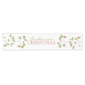 Holiday Holly Table Runner Korte Tafelloper (Horizontaal)