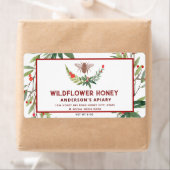 Holiday holly takhoningpot etiket (Insitu)