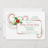 Holiday Holly Uitnodiging (Voorkant)